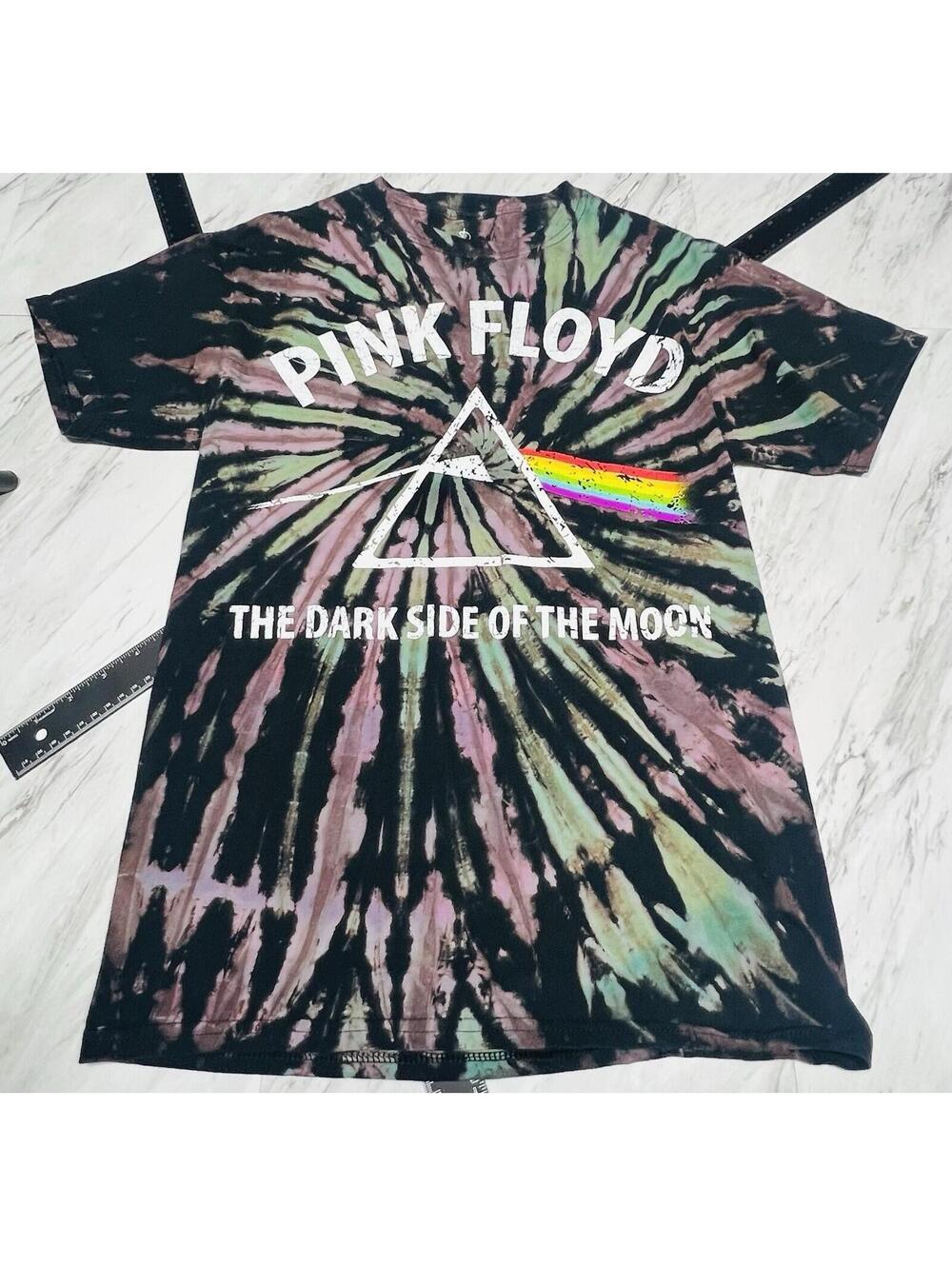 Pink Floyd Dark Side Of The Moon Tie Dye Graphic T Shirt Men’s S Small #13